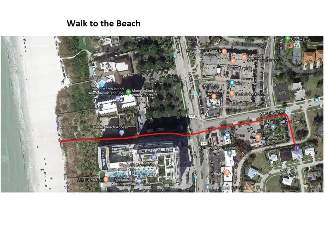 Holiday home 5 Min. Walk-luxurious Modern Pool Marco Island